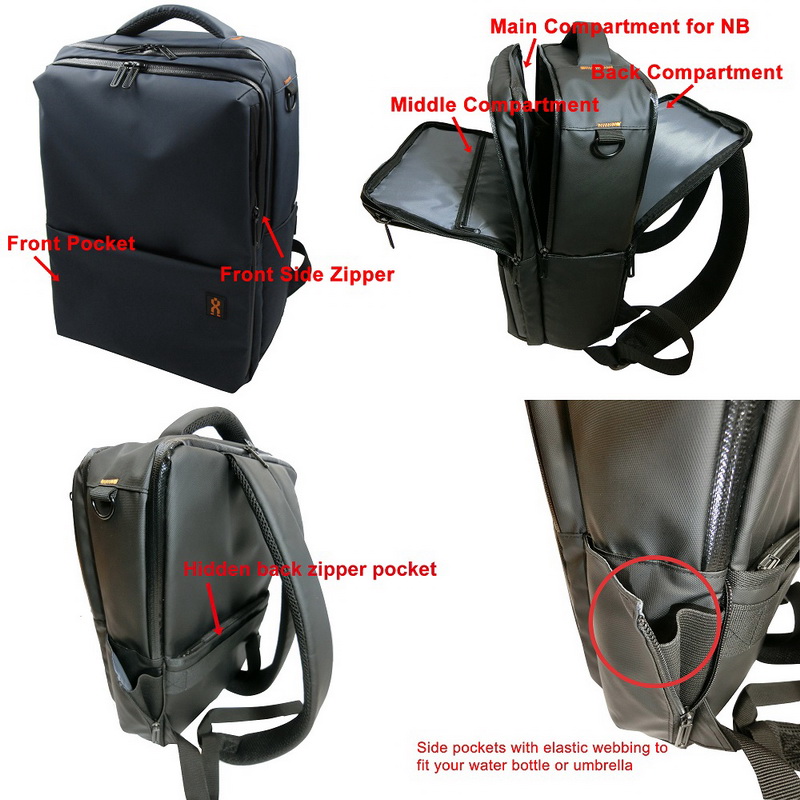 BP-1981031-16 Business multi-compartment backpack 16"