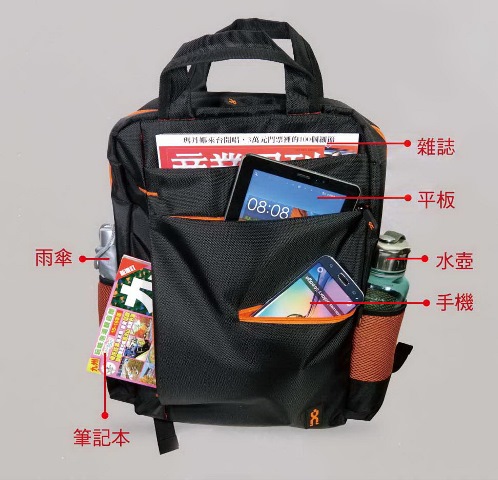BP-106N-16V6 Lightweight Backpack Bag